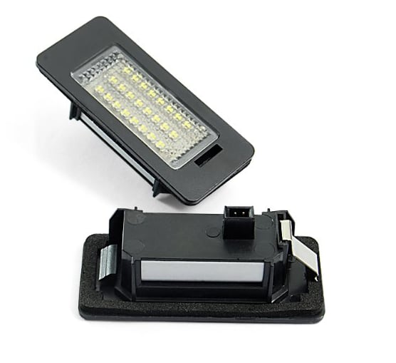 Image of LED License Plate Housings fits: Audi B8 A4/S4 TT Q5 Passat