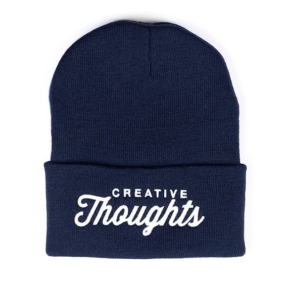 Image of Navy/White Beanie