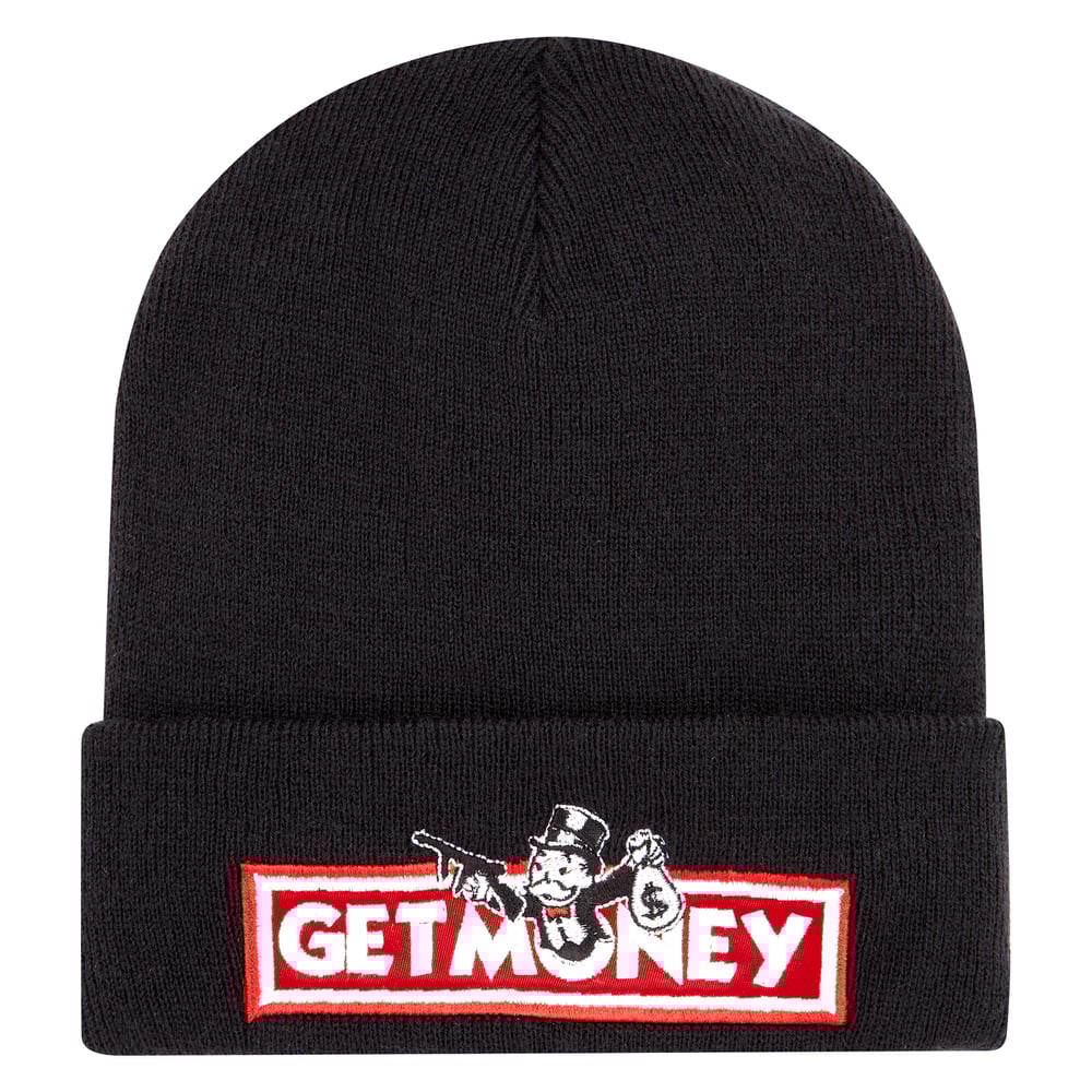 Image of Get Money Beanie Black