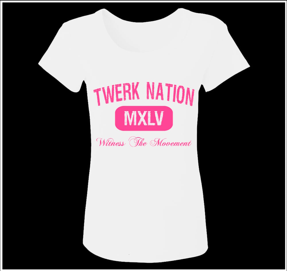 Image of Twerk Nation White Tee 