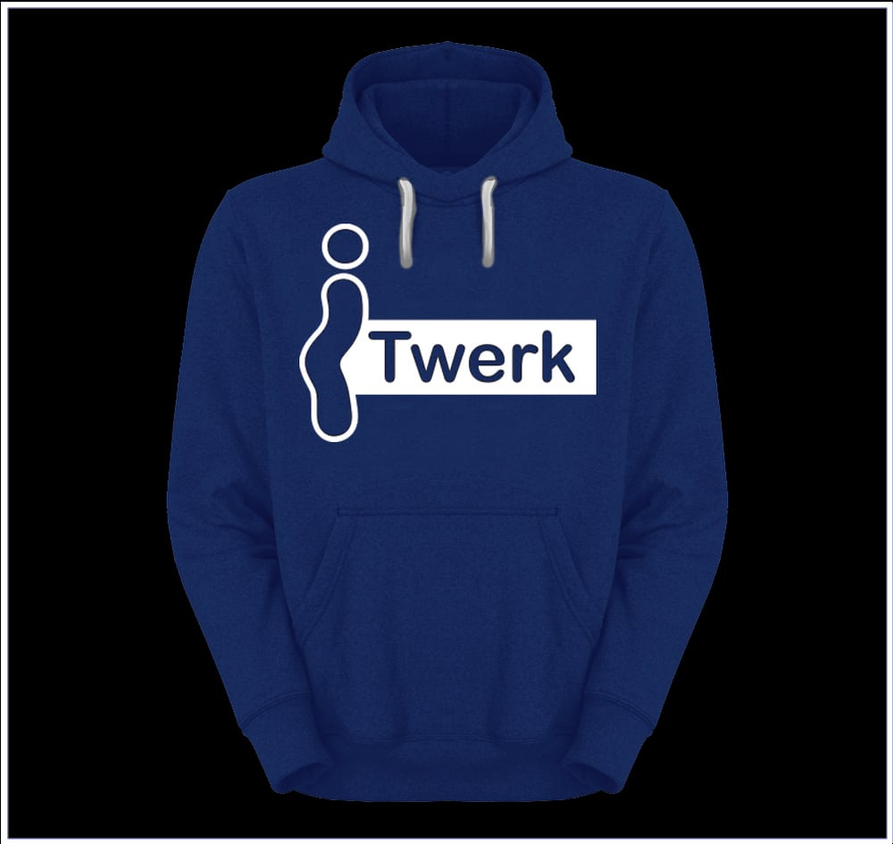 Image of itwerk ladies blue hoodie