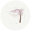 Cherry Blossom Tree Wall Decal for Home and Nursery