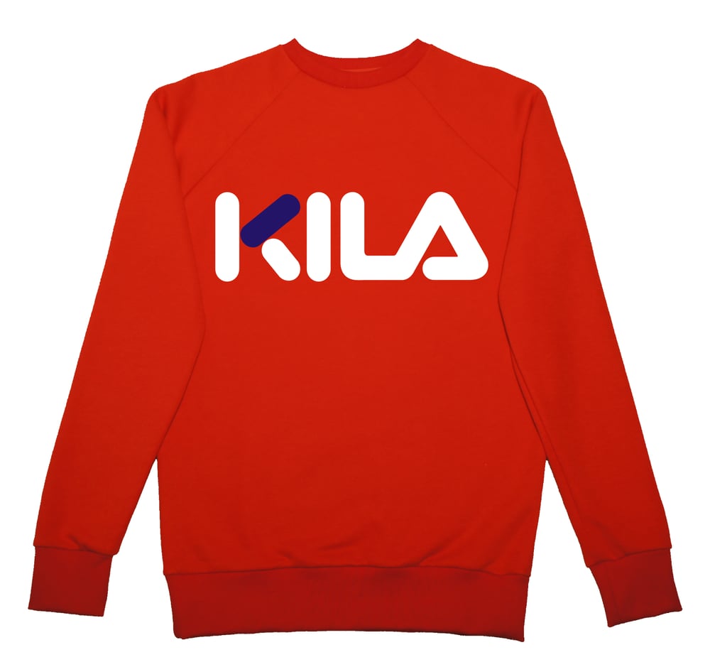 Image of CREWNECK RAGLAN / -#KILA- #BBW X LES GENS D'URBAIN(E)