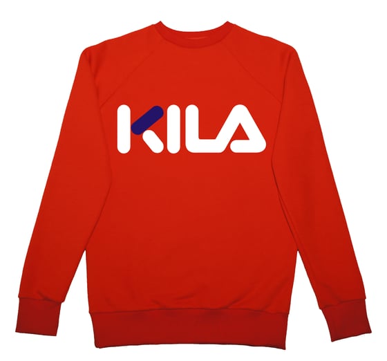 Image of CREWNECK RAGLAN / -#KILA- #BBW X LES GENS D'URBAIN(E)