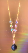 night sky necklace/sun-catcher 