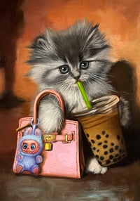 Image 1 of "Sip Happens" Original painting
