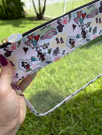 Image 1 of doodles | vinyl pouch