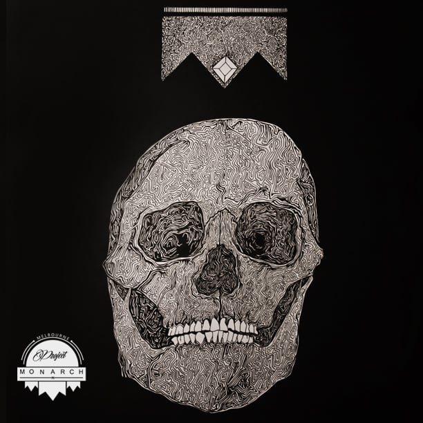 Image of Skull and Crown Original