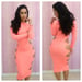 Image of Diamond Midi Bodycon Dress