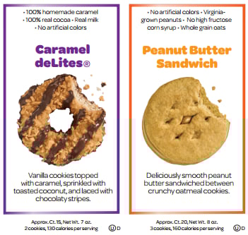 Image of Caramel deLites or Peanut Butter Sandwich
