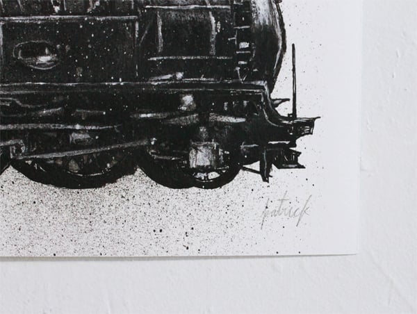 Image of Ghost train_art print