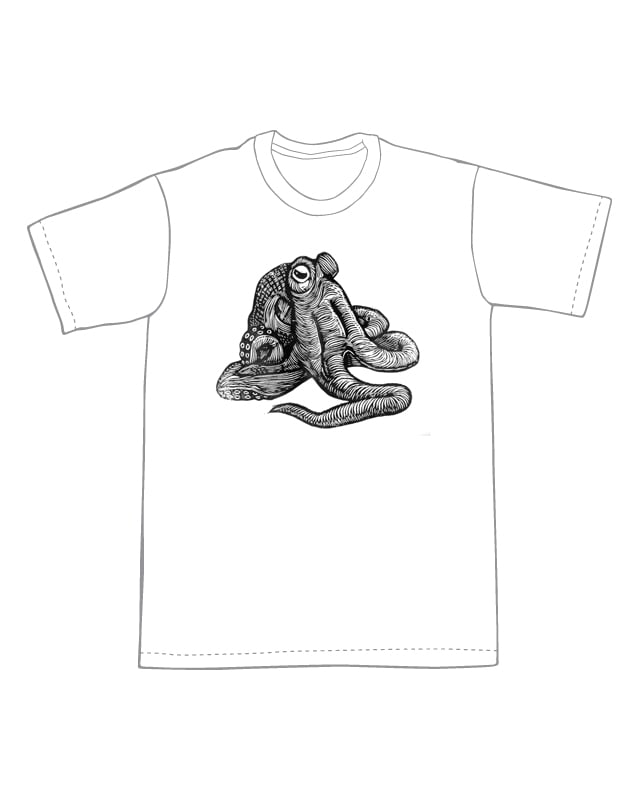 Octopus T-Shirt (A1) **FREE SHIPPING**