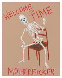 "Welcome To Time" print