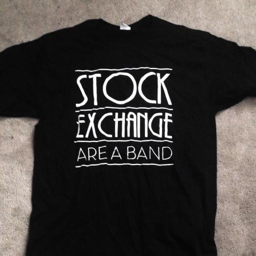 Image of Stock Exchange Are A Band - T shirts (black)