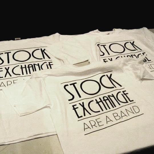 Image of Stock Exchange Are A Band - T shirts (white)