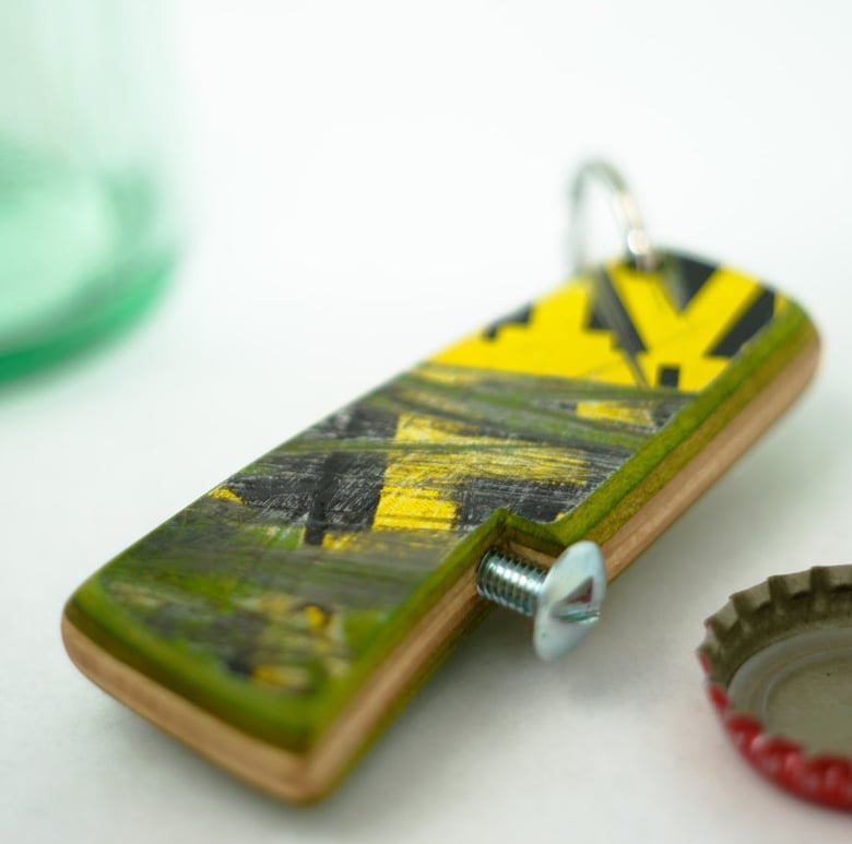 Image of Recycled Skateboard Bottle Opener
