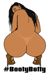 Image of BootyBotty Hashtag Sticker