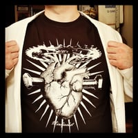 Image 2 of Industrial Sacred Heart shirt