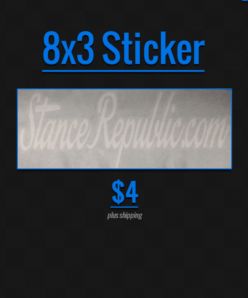 Image of Stance Republic 8x3in Sticker