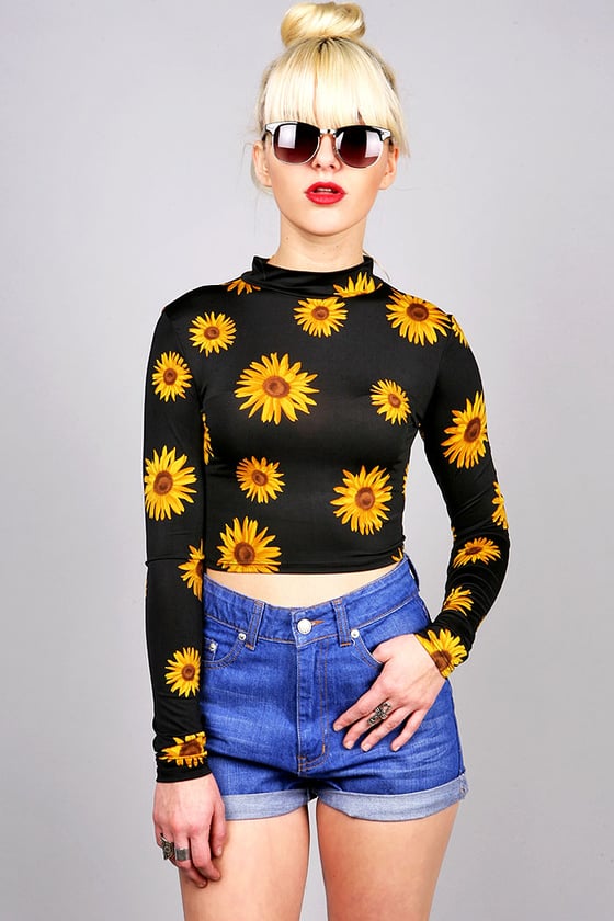 Image of Sunflower Crop Top