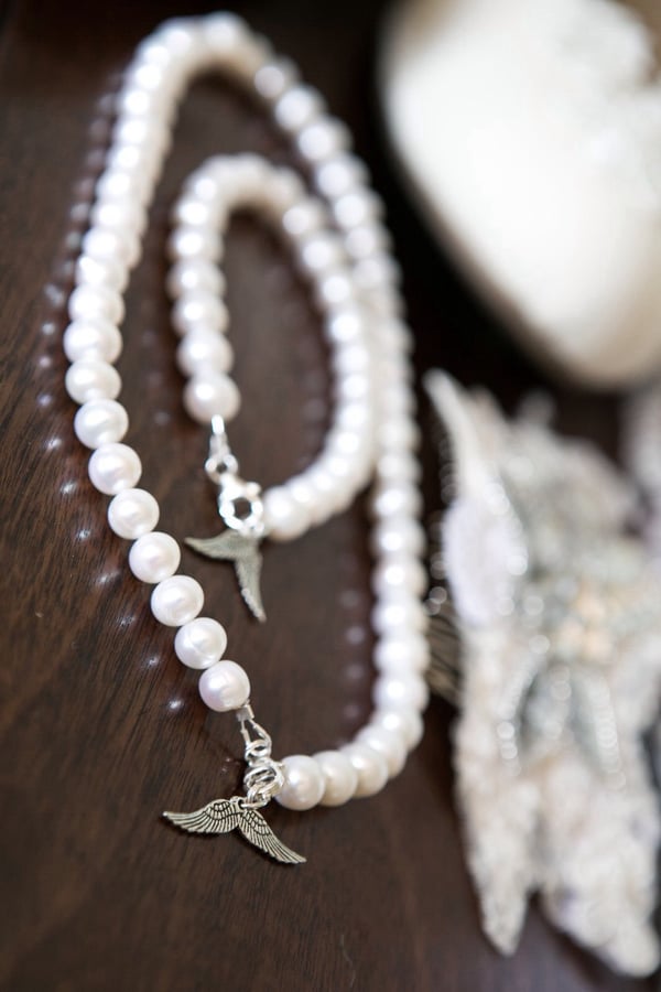 Serenity Bridal Bracelet with Fresh Water Pearls - Laura Pettifar Designs