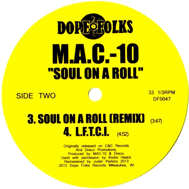 Dope Folks Records M A C 10 Soul On A Roll Ep