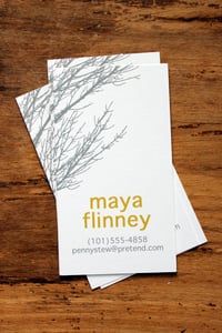 Gray Branches Calling Cards