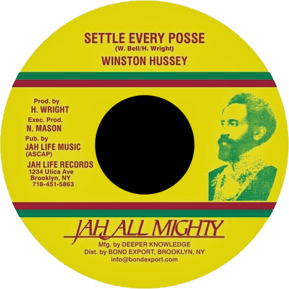 Image of Winston Hussey - Settle Every Posse 7" (Jah All Mighty)