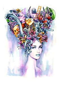 Image of "Summers queen" by Max Gregor glicee print