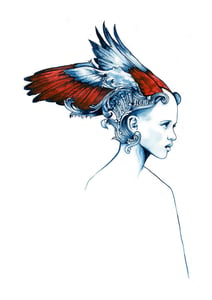 Image of "Angel" By Max Gregor Glicee print