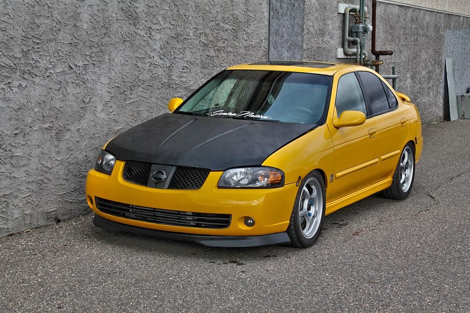B15 Type R Polyurethane Front Lip 04 06 Sentra All trim