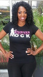 Image of Curves Rock Fashion Weekend Logo T-Shirt