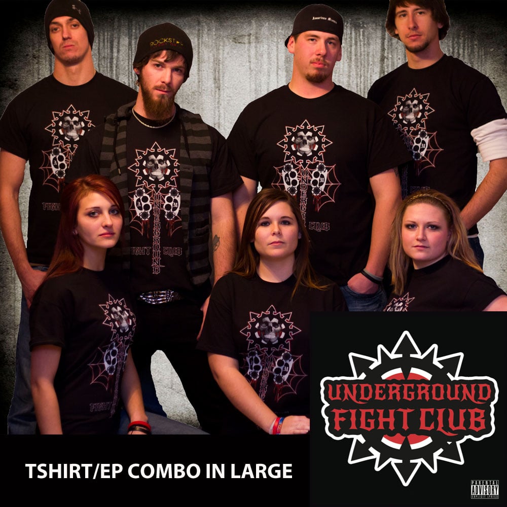 Image of UFC Tshirt and EP COMBO: LARGE