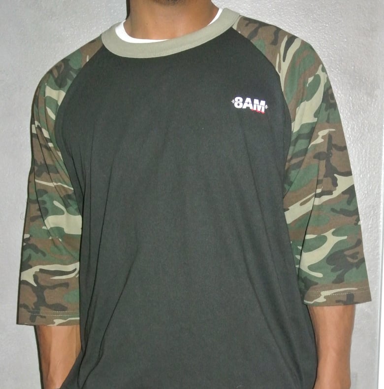 Image of Camouflage Baseball Tee