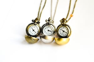 Image of Sautoir-Montre boule bronze Lovely Pois