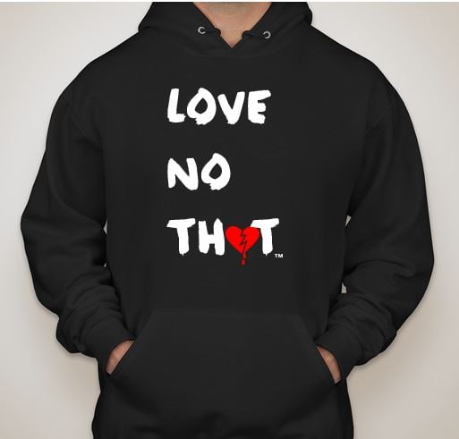 Image of Black "Love No Thot" Hoodie