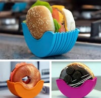 Burger Buddy Fixed Box Sandwich Storage Hamburger Silicone Shelf Hamburger Holder