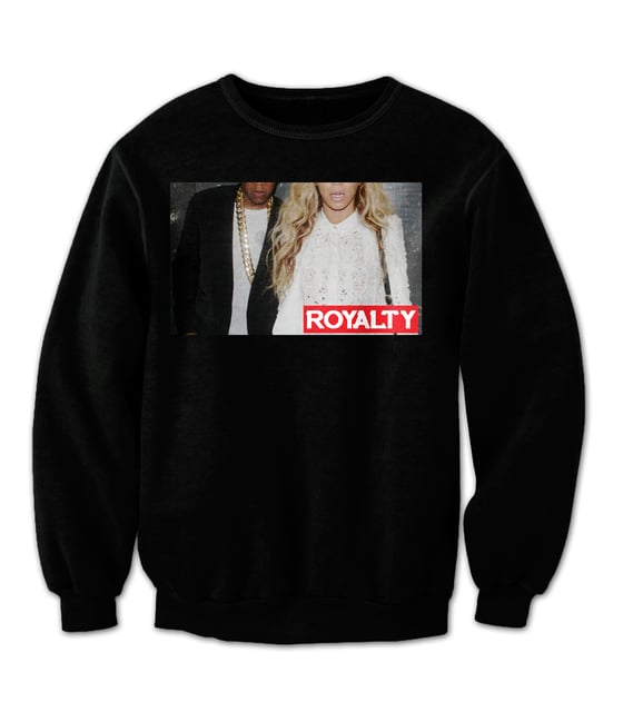 Image of Jay-Z & Beyonce´ "Royalty" Premium Crew Sweatshirt [Black]