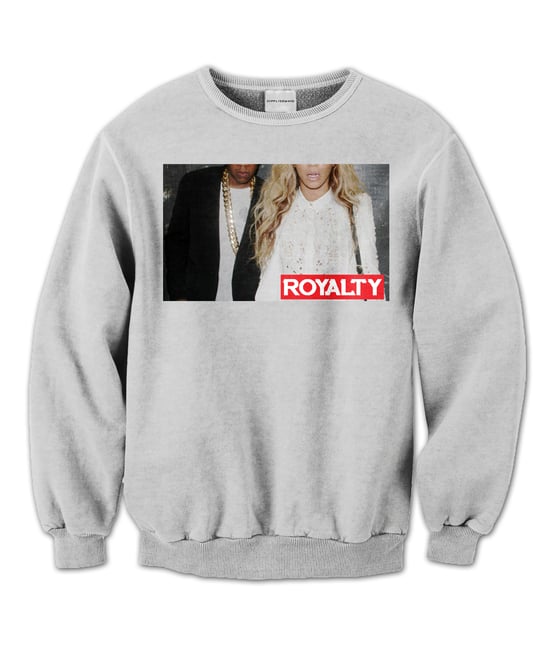 Image of Jay-Z & Beyonce´ "Royalty" Premium Crew Sweatshirt [Grey]