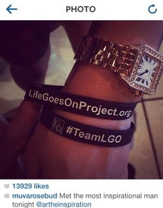 Image of #TeamLGO "Life Goes On" Wristbands 