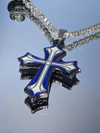 Image 3 of Dantes Cross (Bleed Blue)