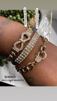 Gold new lux bracelet