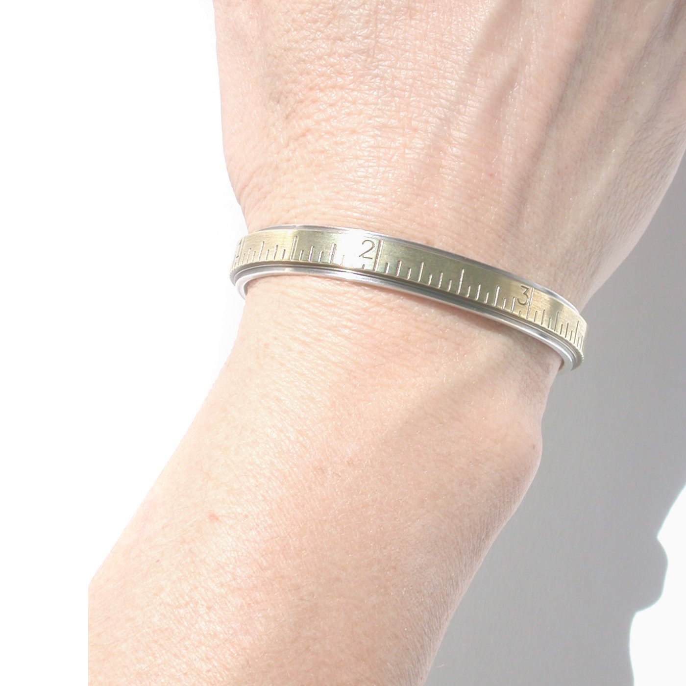 Image of extension ruler cuff bracelet