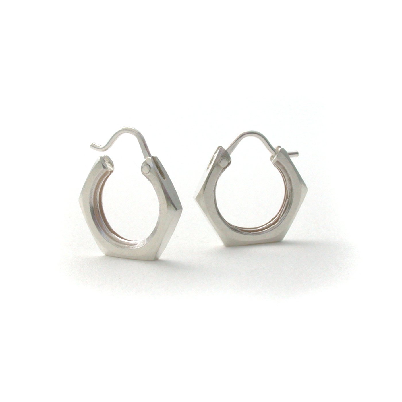 Image of nut hoops ~silver or brass ~sm or lg