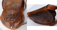 Image 3 of Custom Hand Tooled Saddle Style Purse