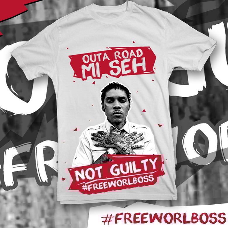 Image of #FREEWORLBOSS (OUT A ROAD) TEE - White