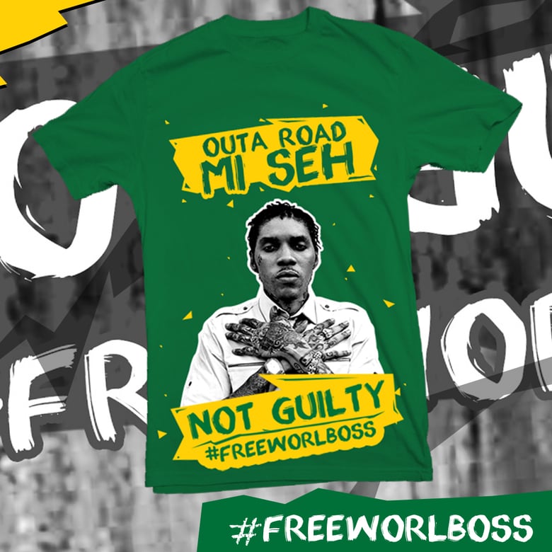 Image of #FREEWORLBOSS (OUT A ROAD) TEE - Green