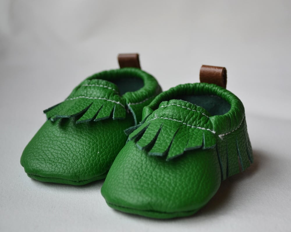 Image of Meadow Green Moccasins