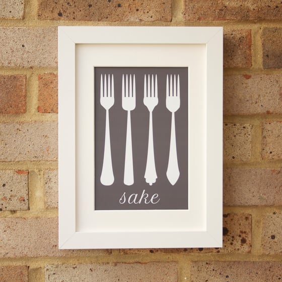 Image of "Four Forks" Print