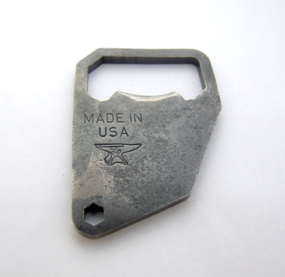 Image of Forged Keychain Bottle Opener